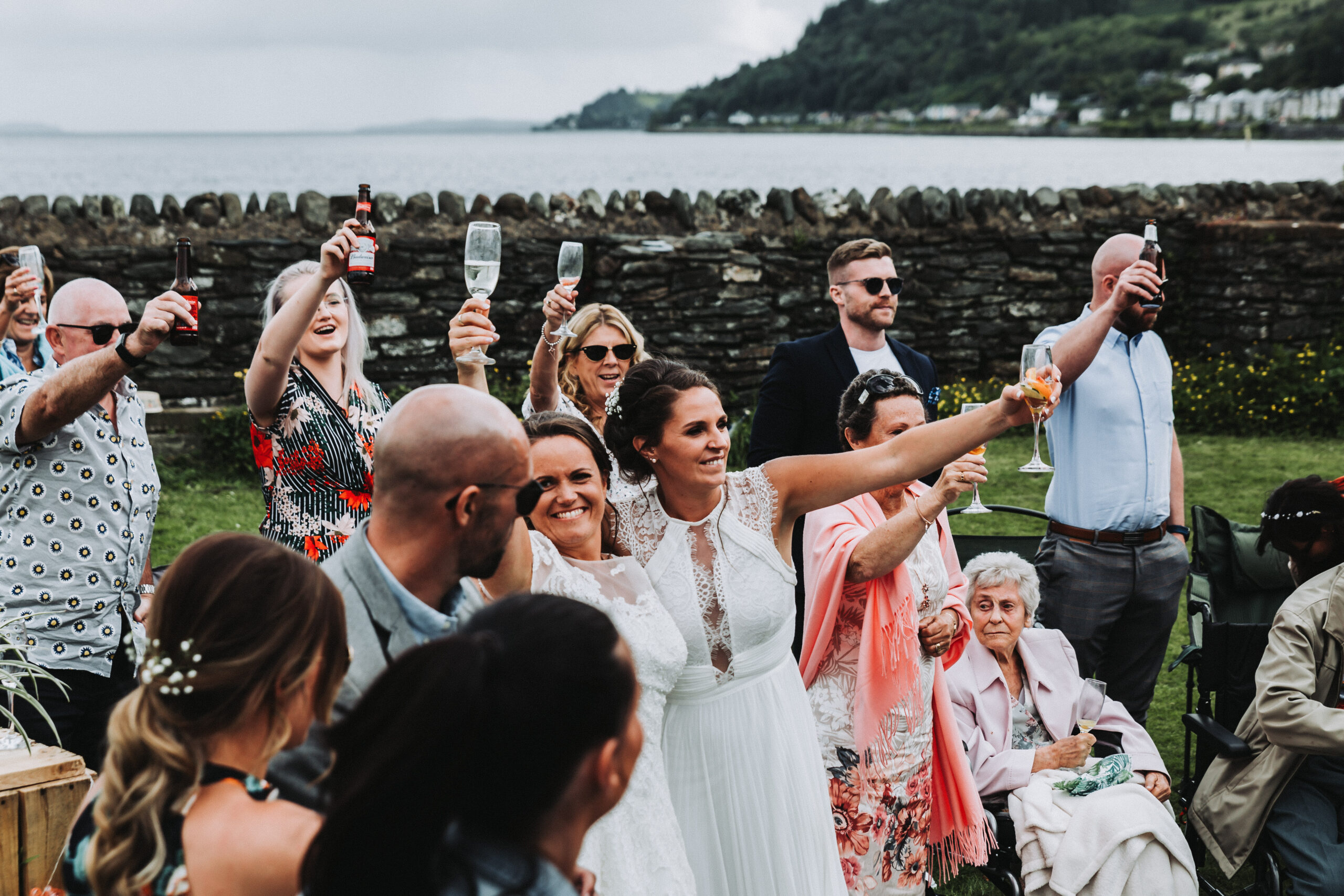 brides toasting wedding speeches