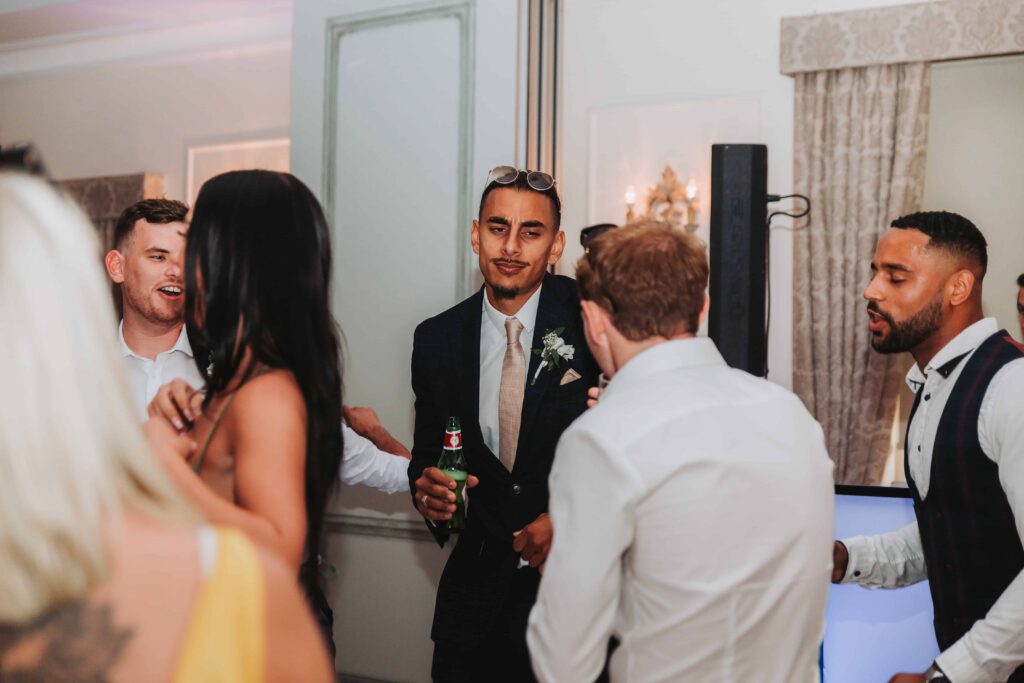 groomsman dancing