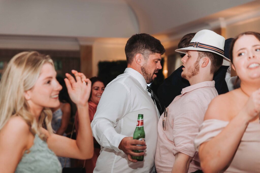 guests on dancefloor