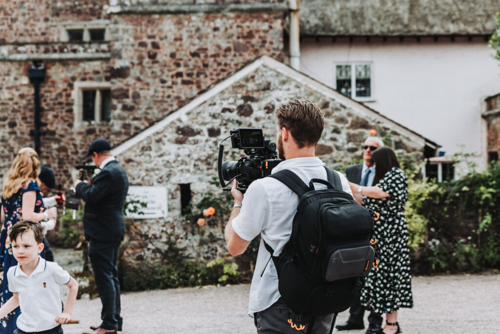 videographer at bickleigh castle