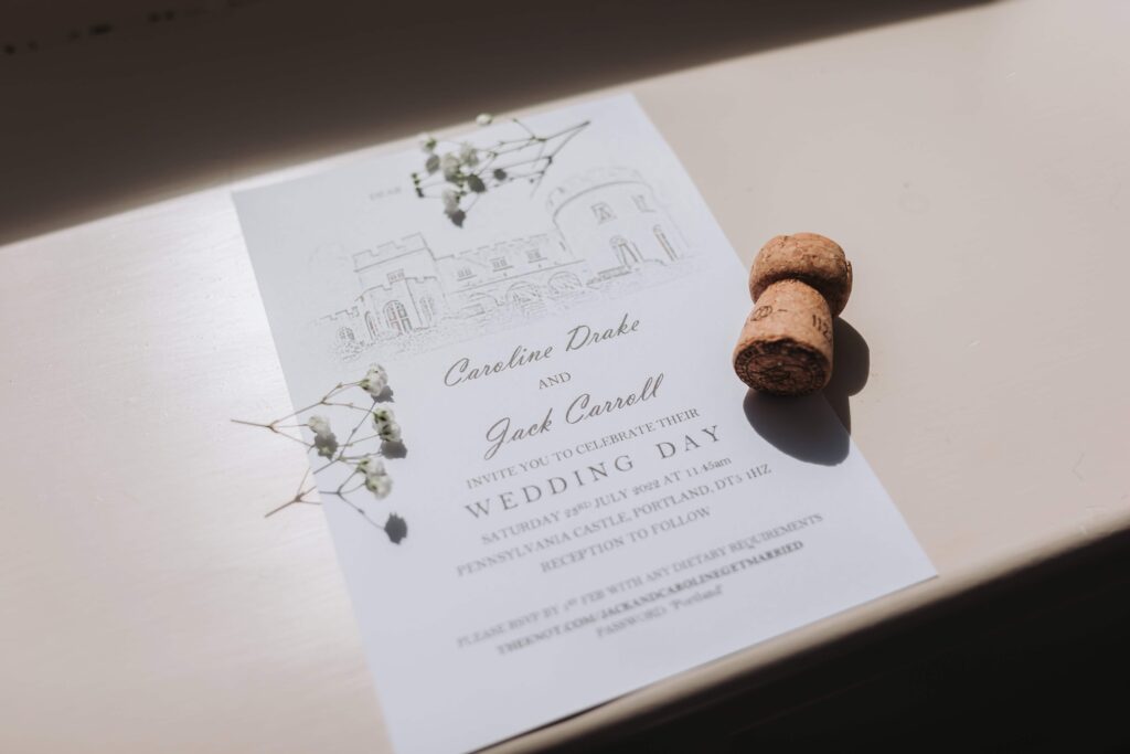 stationery at pennsylvania castle estate