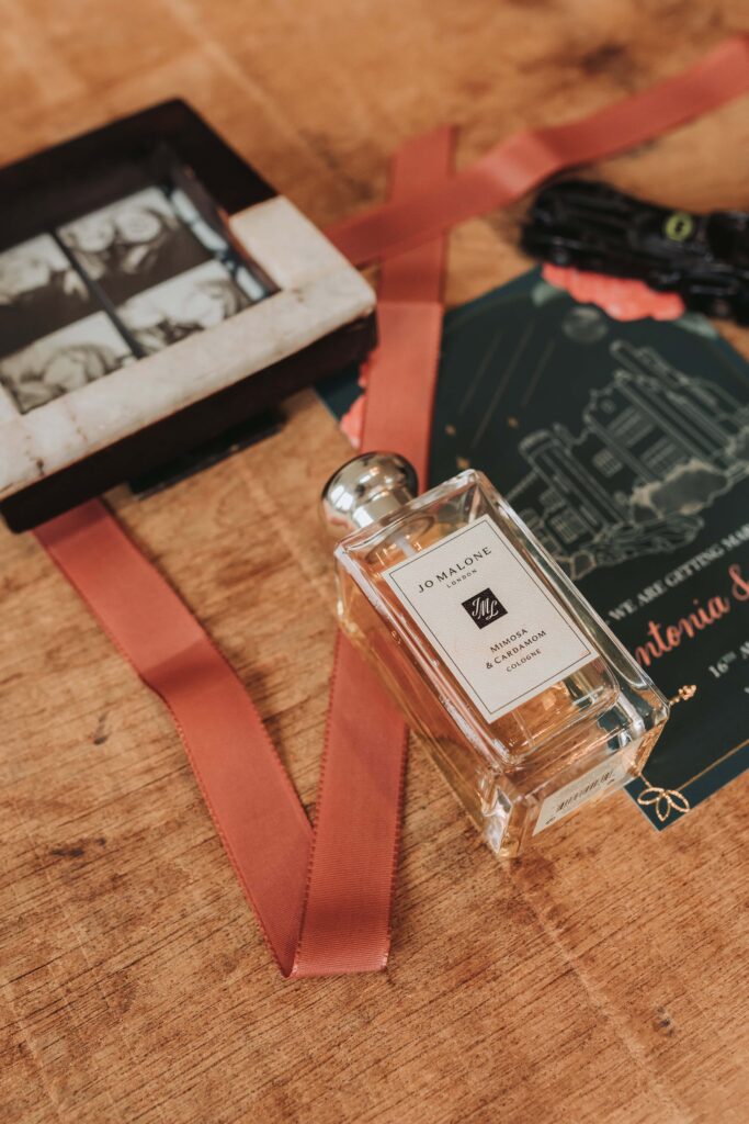 jo malone perfume at queer wedding