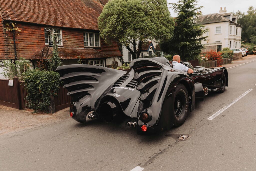 batmobile driving through wadhurst