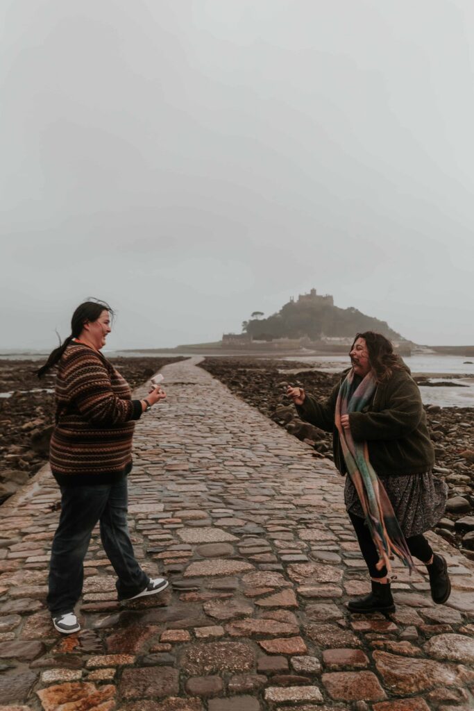 surprise proposal moment