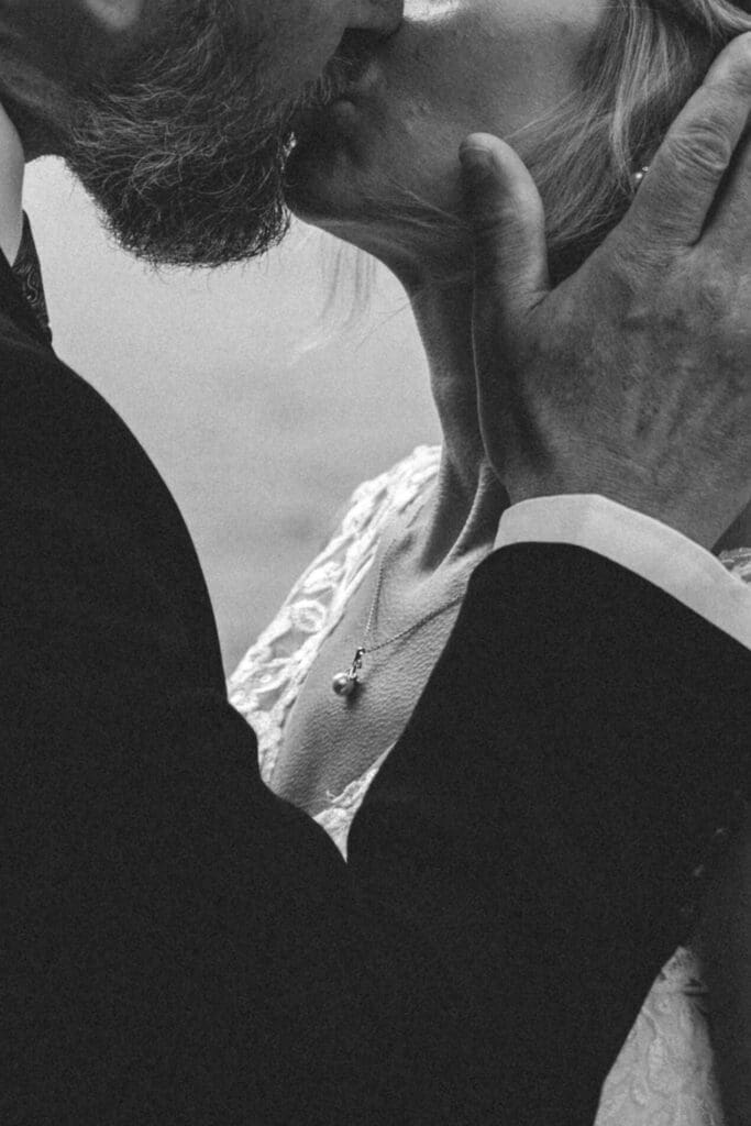 goosebumps on brides chest