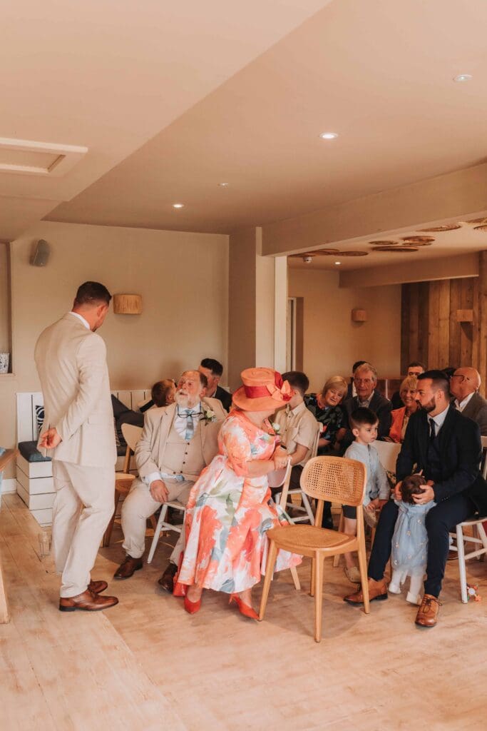 beachside wedding ceremony