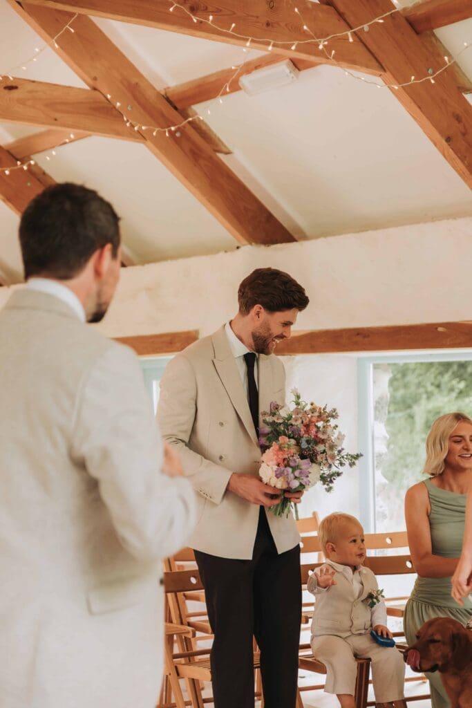wedding guests at wedding when choosing to elope in the uk