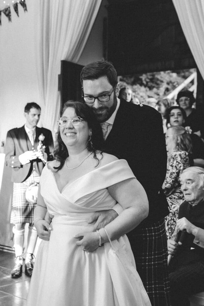first dance at woodland wedding