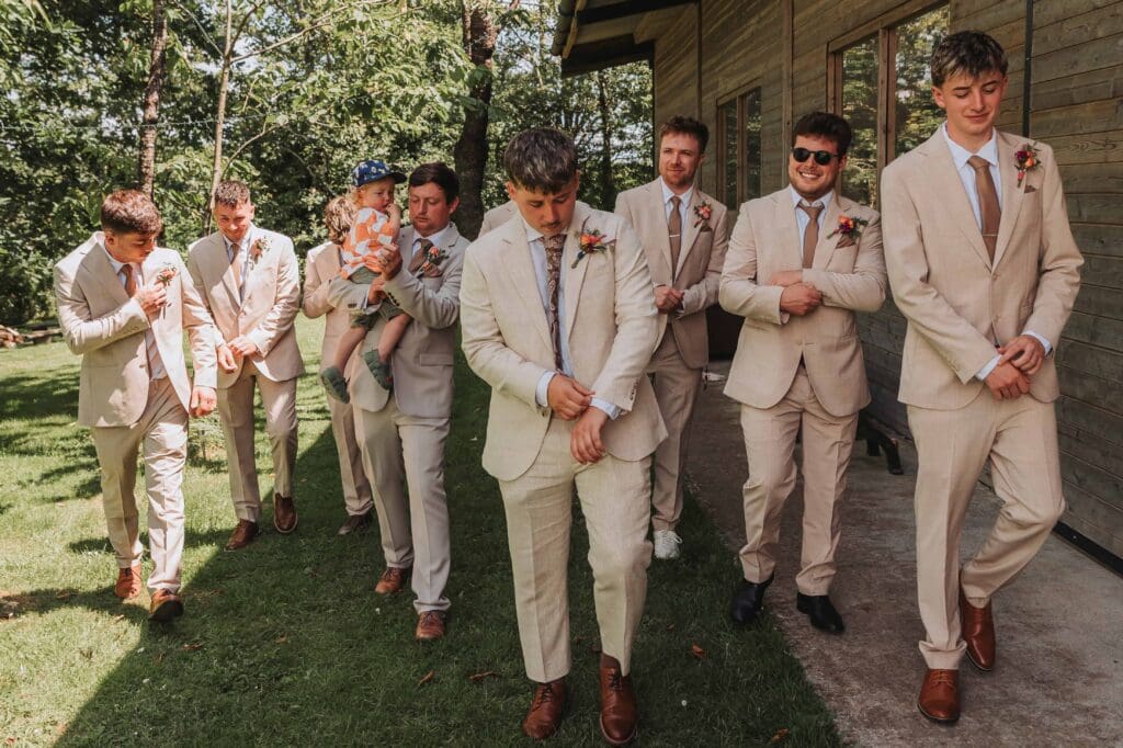 groomsman group photo