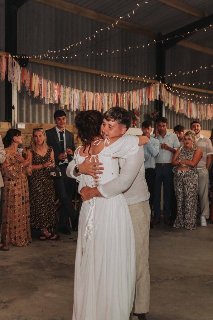 first dance at holsome park wedding